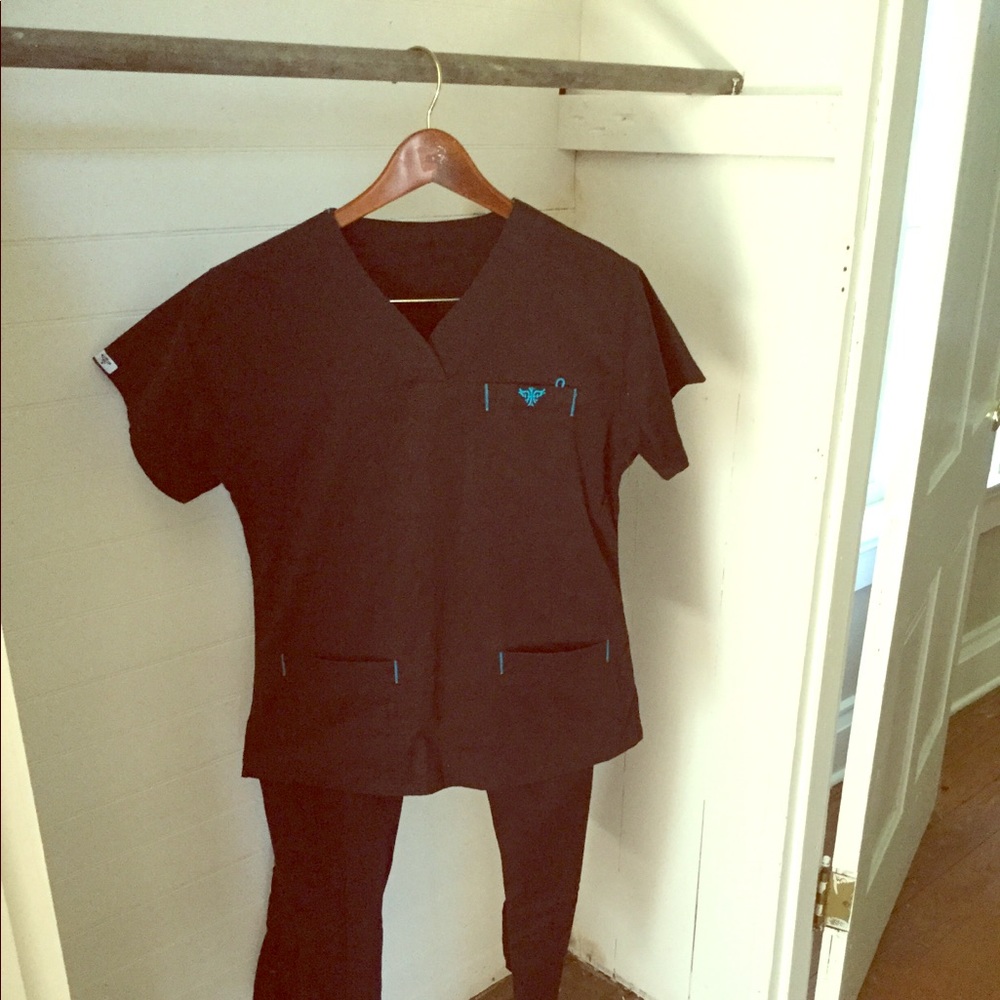 Med Couture Scrubs (black) Set
